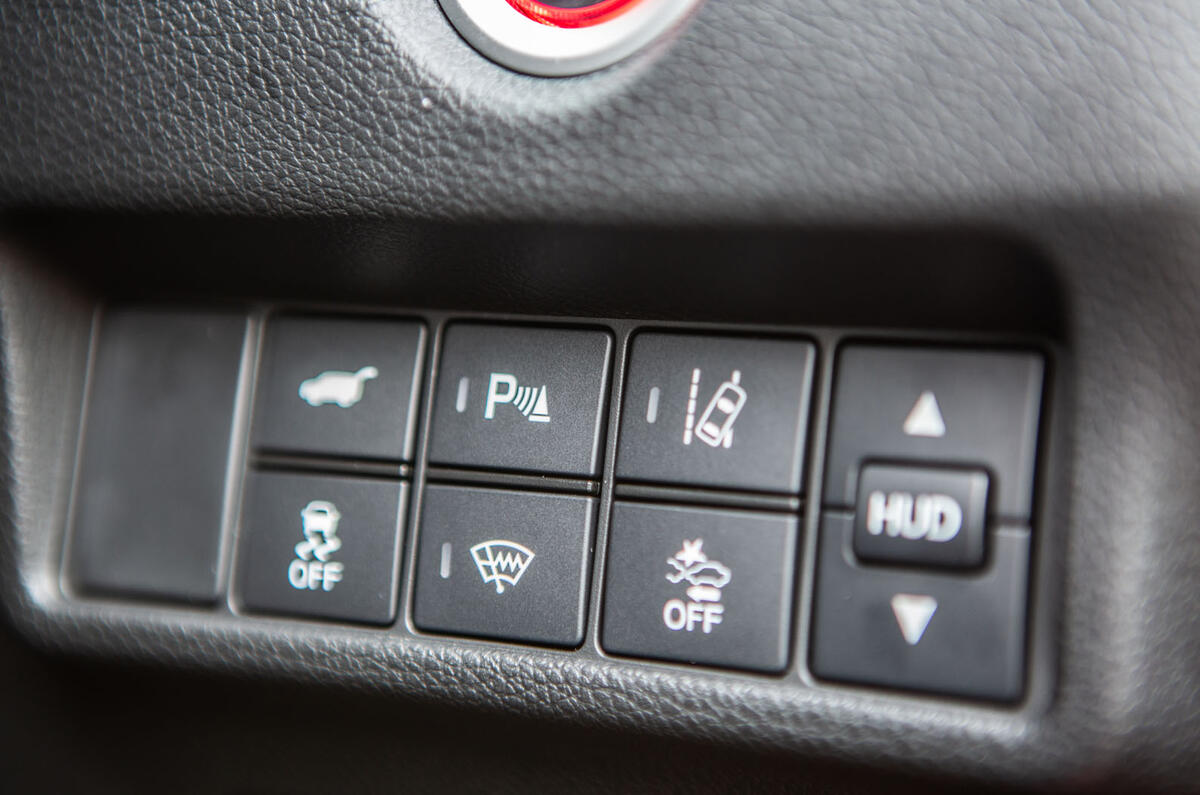 Honda CR-V 2018 road test review - driver assist controls