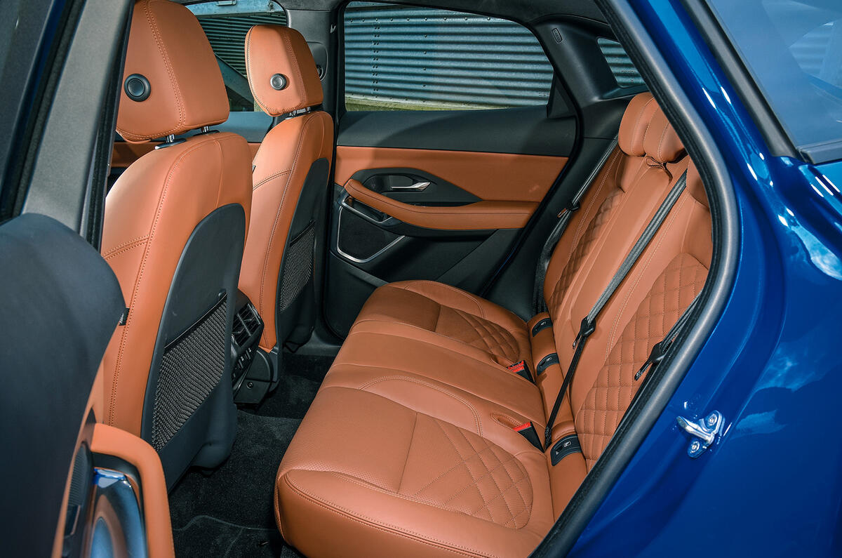 Jaguar E-Pace review rear seats