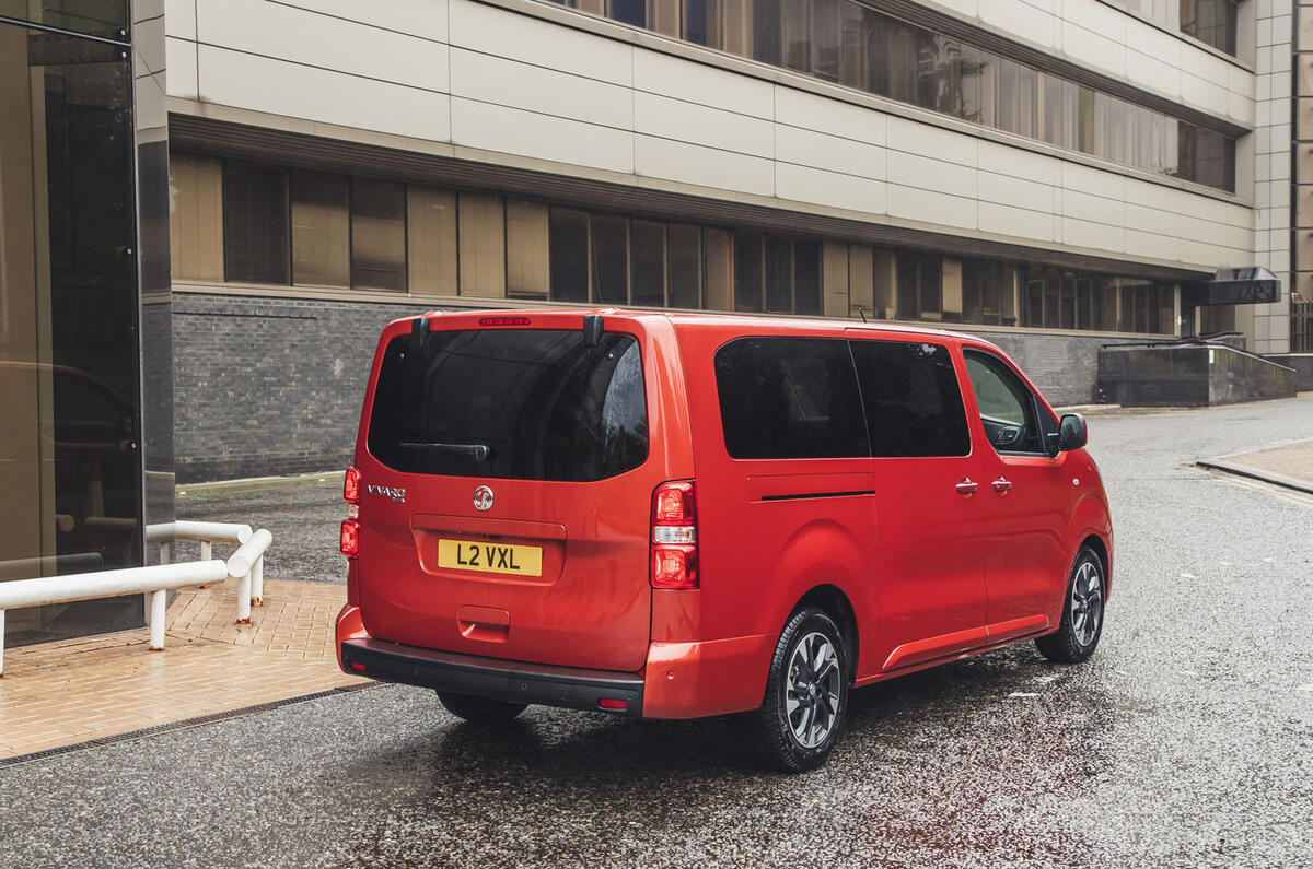 Vauxhall Vivaro Life 2019 road test review - static rear