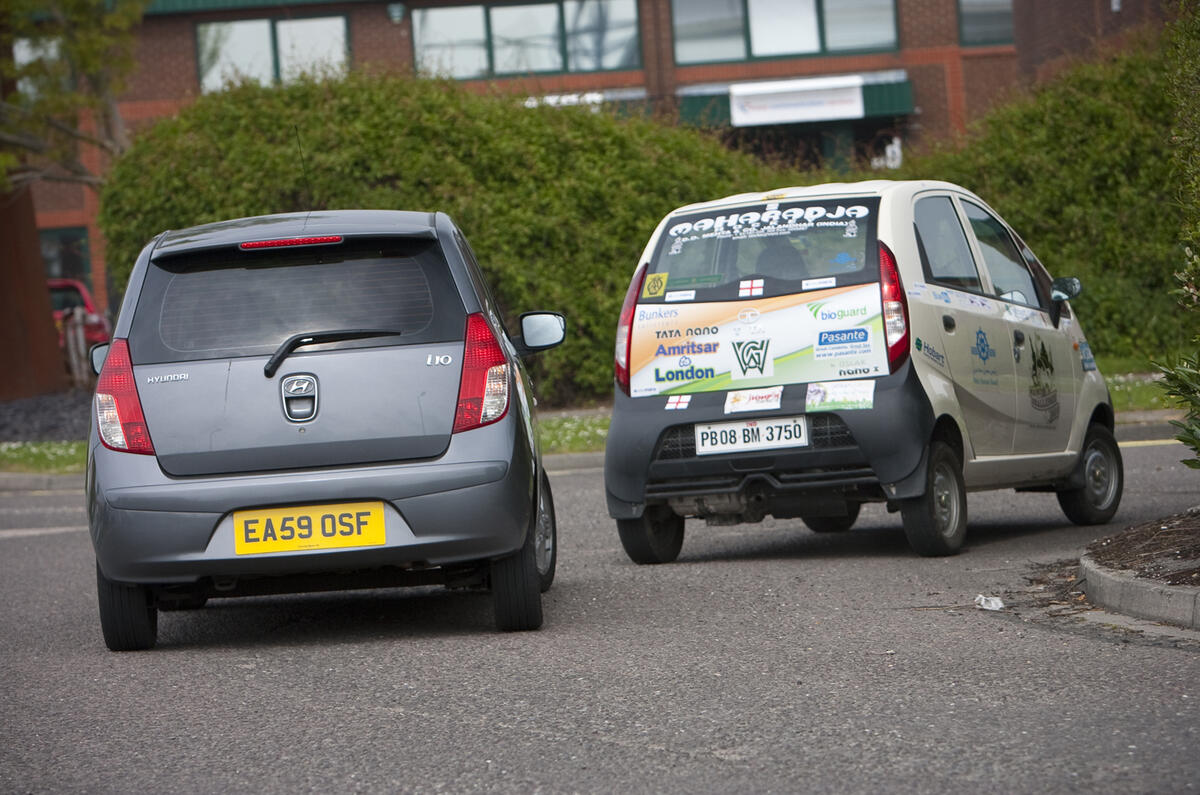 Tata Nano vs Hyundai i10