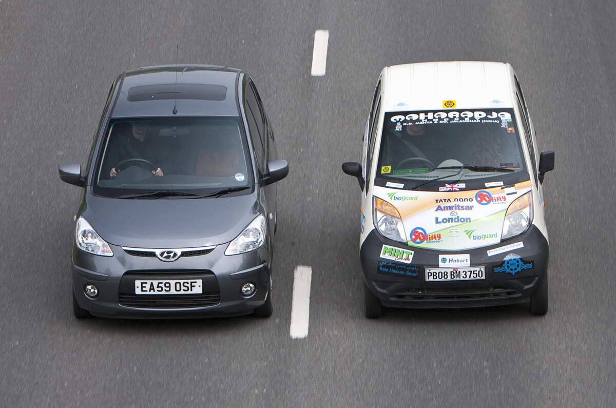 Tata Nano vs Hyundai i10