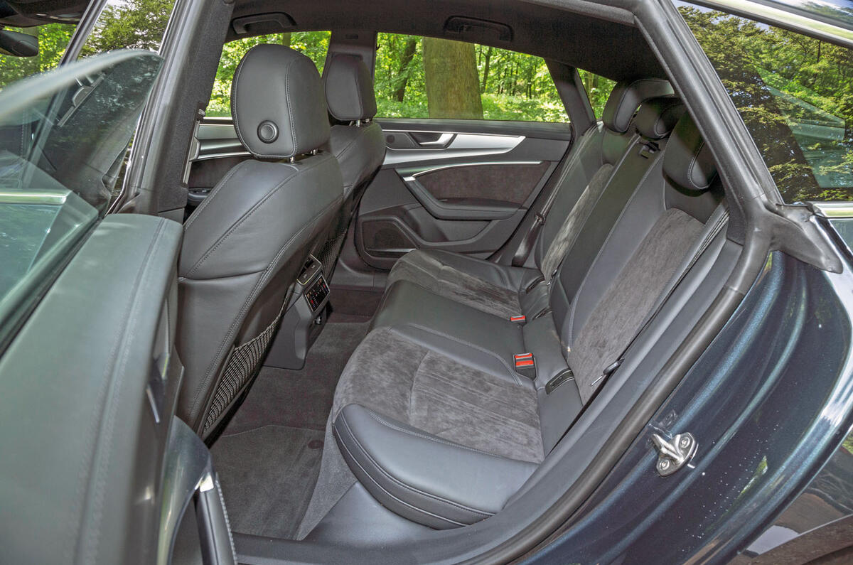 Audi A7 Sportback 2018 road test review rear seats