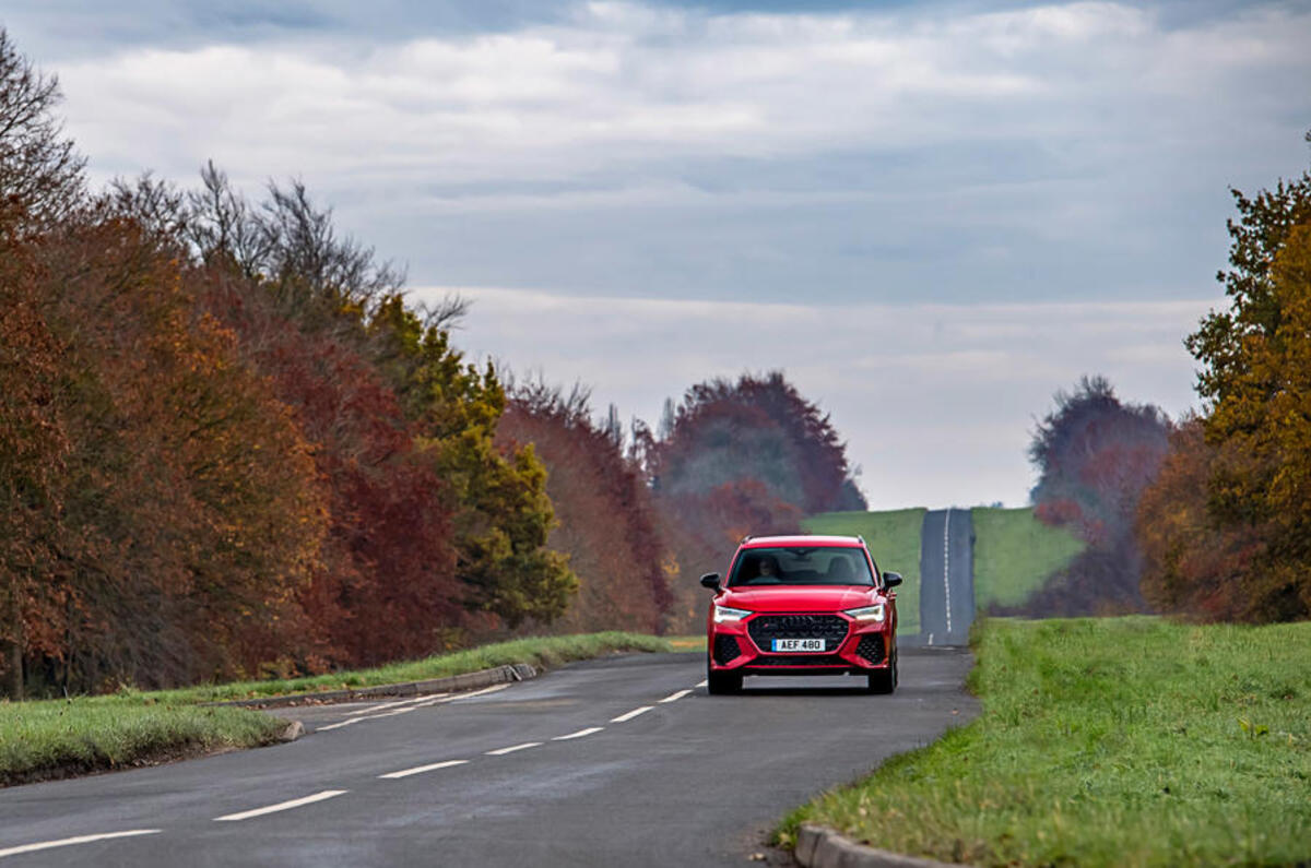 Audi RS Q3 2020 road test review - on the road