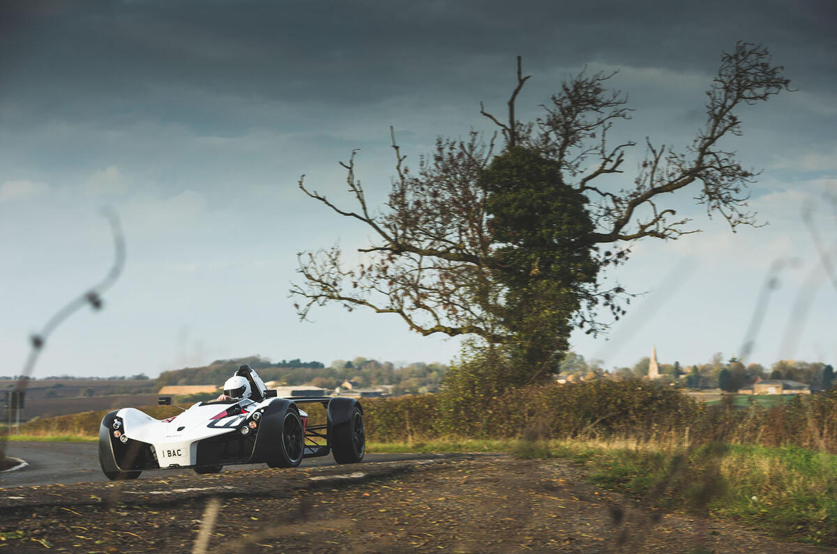 BAC Mono 2018 review - hero action