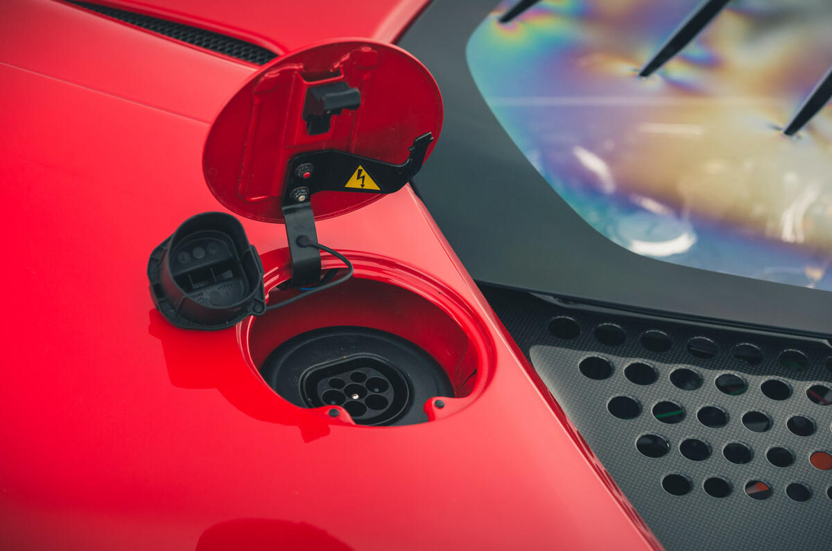 26 Ferrari SF90 Stradale 2021 road test review charging port