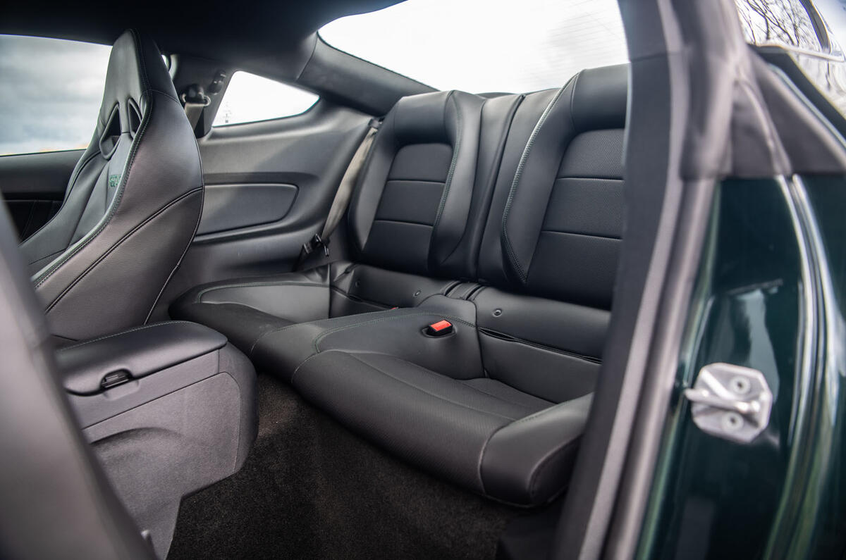 Ford Mustang Bullitt 2018 road test review - rear seats