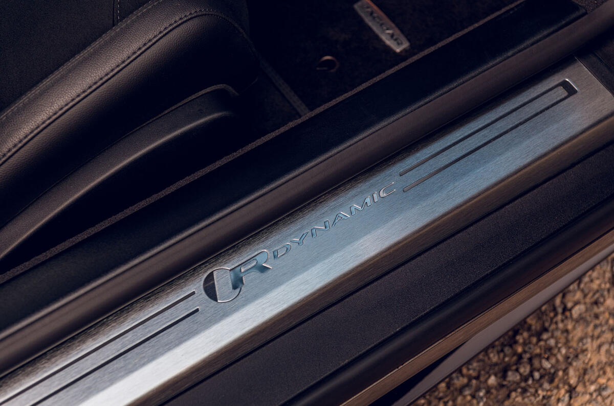 Jaguar F-Type 2020 road test review - scuff plates Jaguar F-Type 2020 road test review - scuff plates