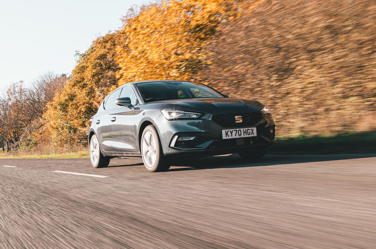 Seat Leon eHybrid 2020 road test review - on the road front