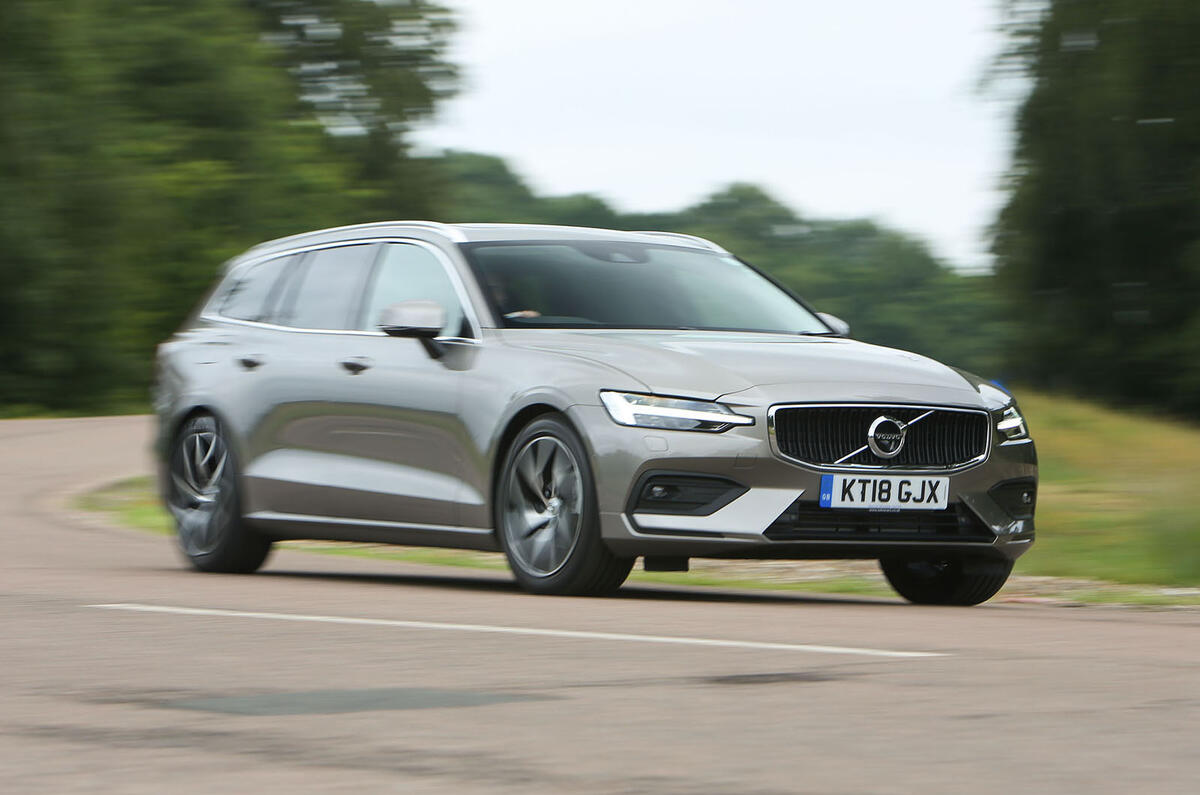 Volvo V60 2018 road test review on the road right
