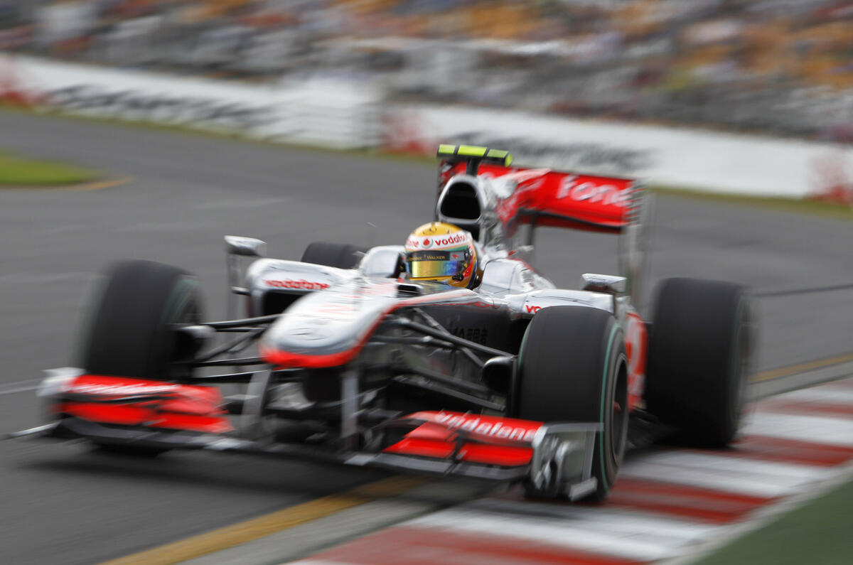 Hamilton tops Aus F1 practice