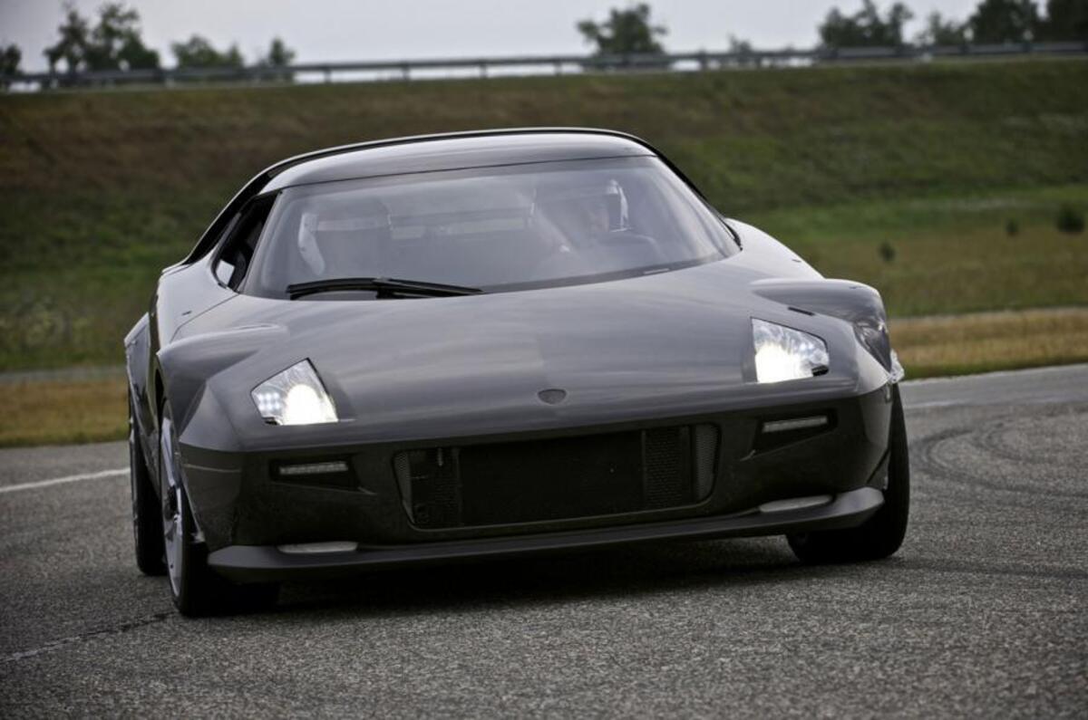 Lancia Stratos Concept hard cornering