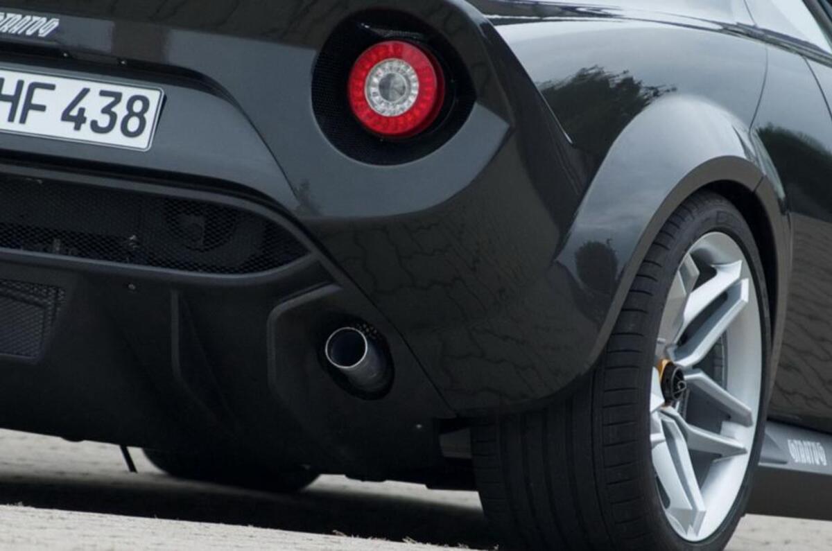 Lancia Stratos Concept exhaust system