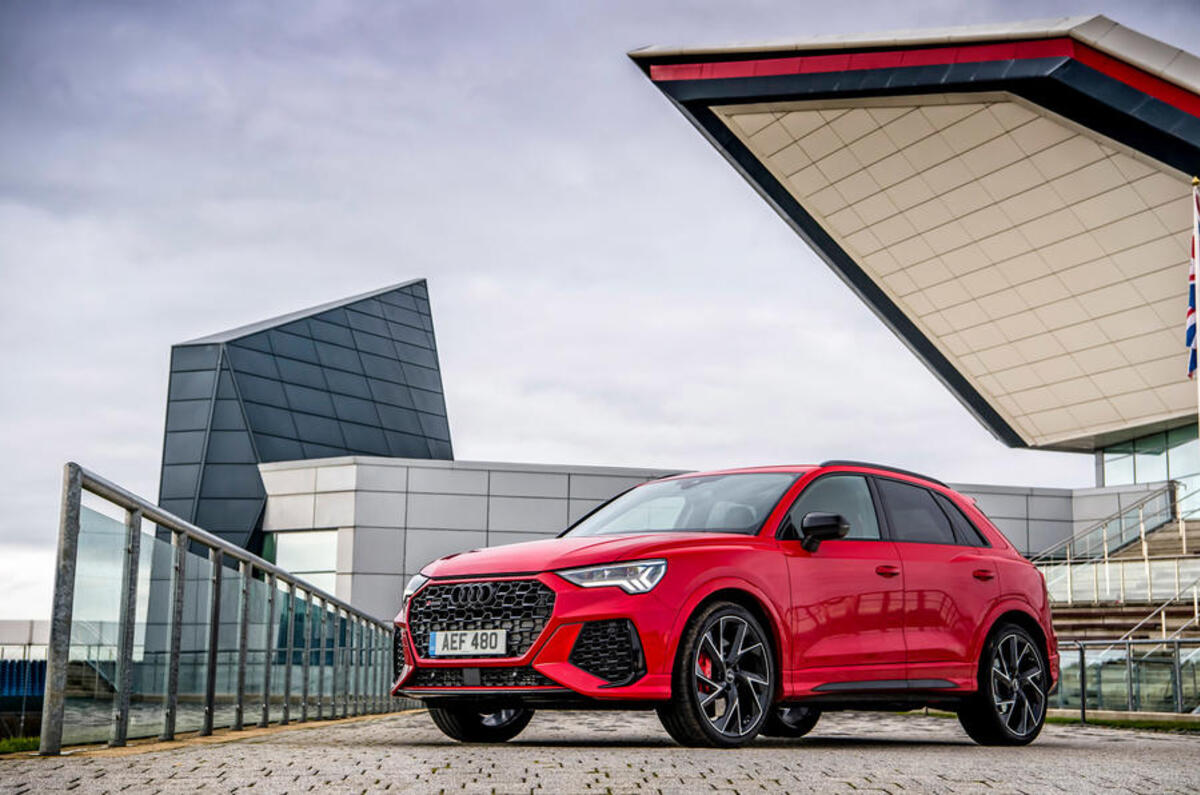 Audi RS Q3 2020 road test review - static front
