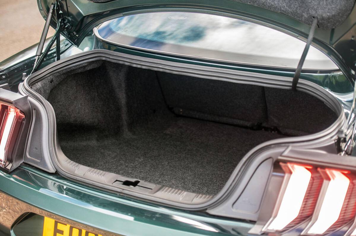 Ford Mustang Bullitt 2018 road test review - boot