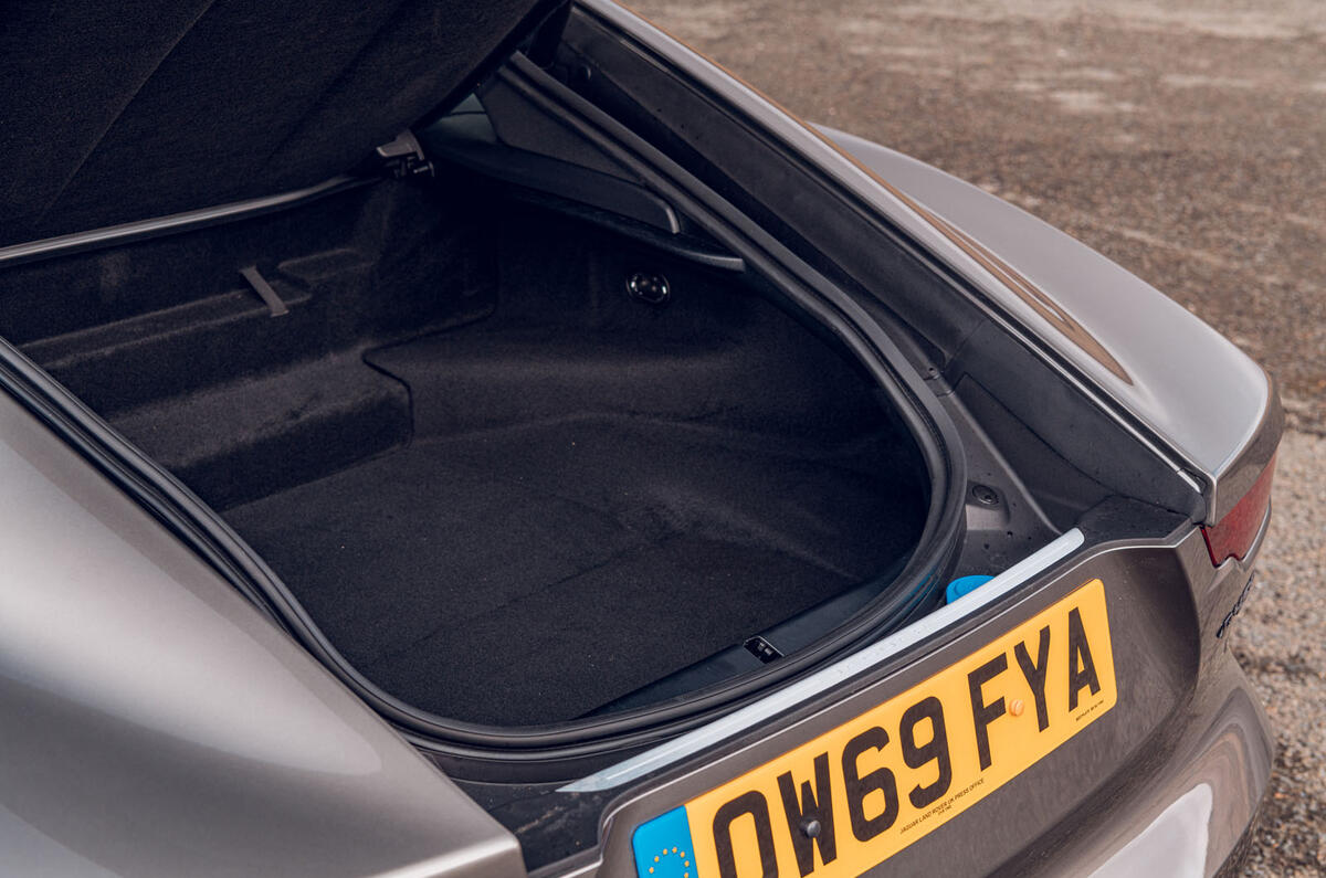 Jaguar F-Type 2020 road test review - boot Jaguar F-Type 2020 road test review - boot