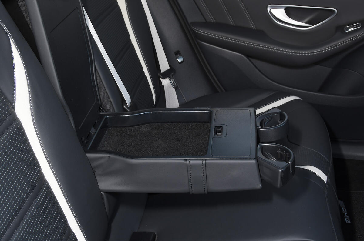 Mercedes-AMG GLC 63 S road test review arm rest