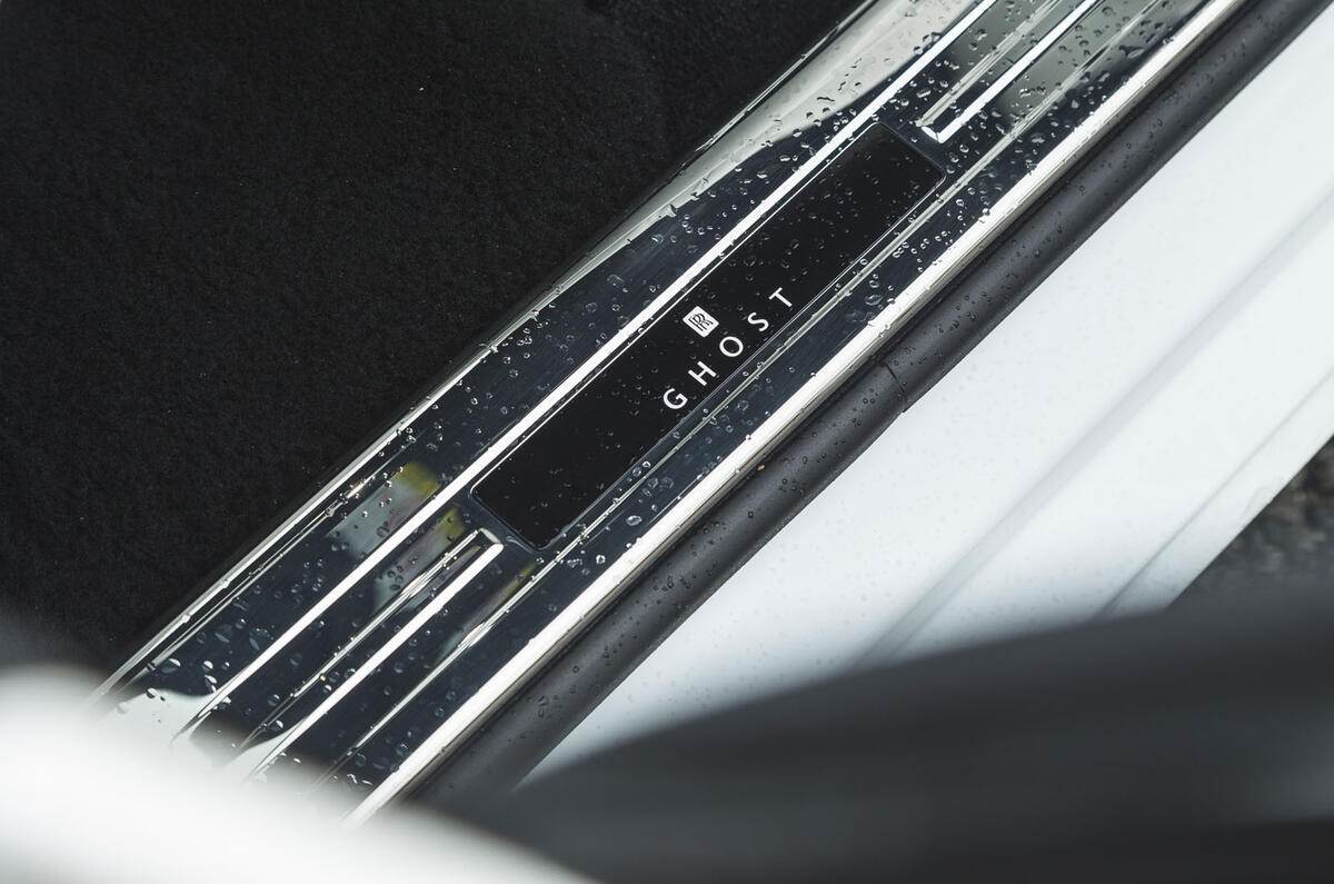 27 Rolls Royce Ghost 2021 road test review scuff plates