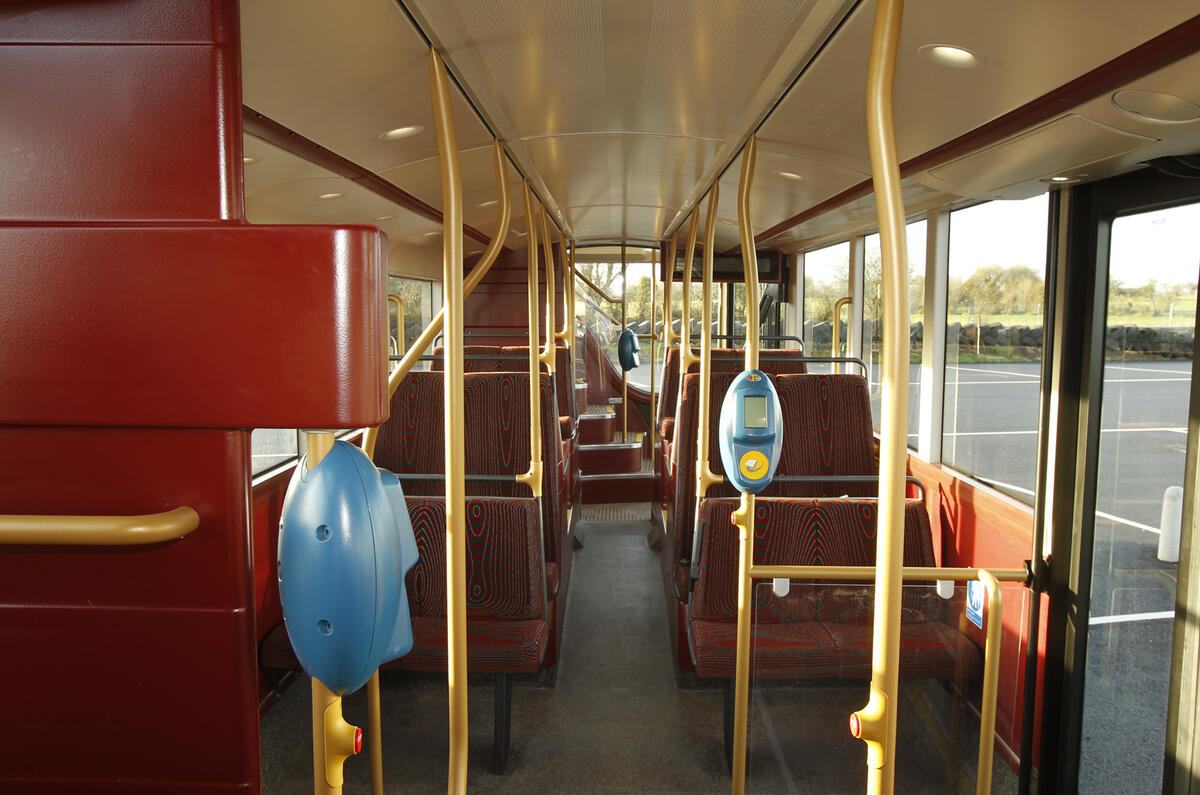 no title New London bus enters service