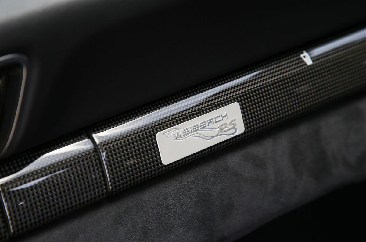 Porsche 911 GT2 RS 2018 road test review Weissach plaque