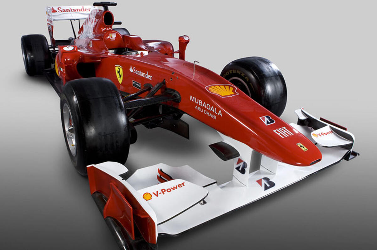 Ferrari launches 2010 F1 car
