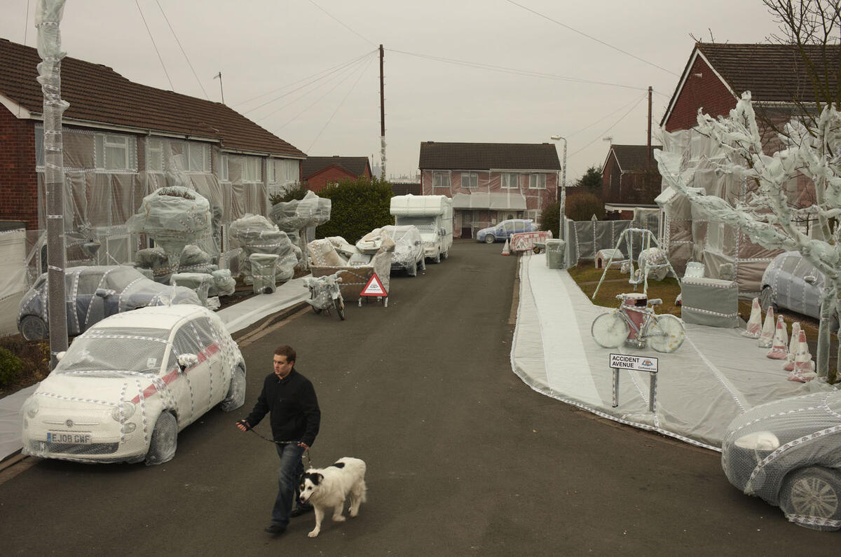 British street 'bubble wrapped'