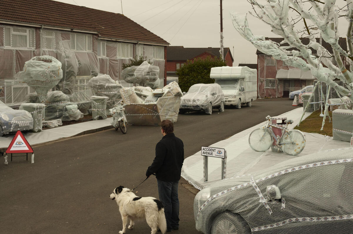 British street 'bubble wrapped'