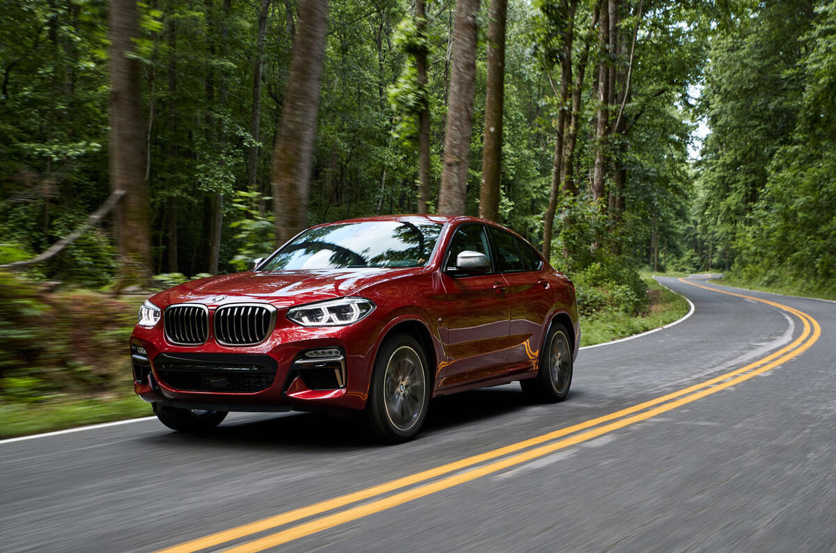 BMW X4 2018 road test review hero forest