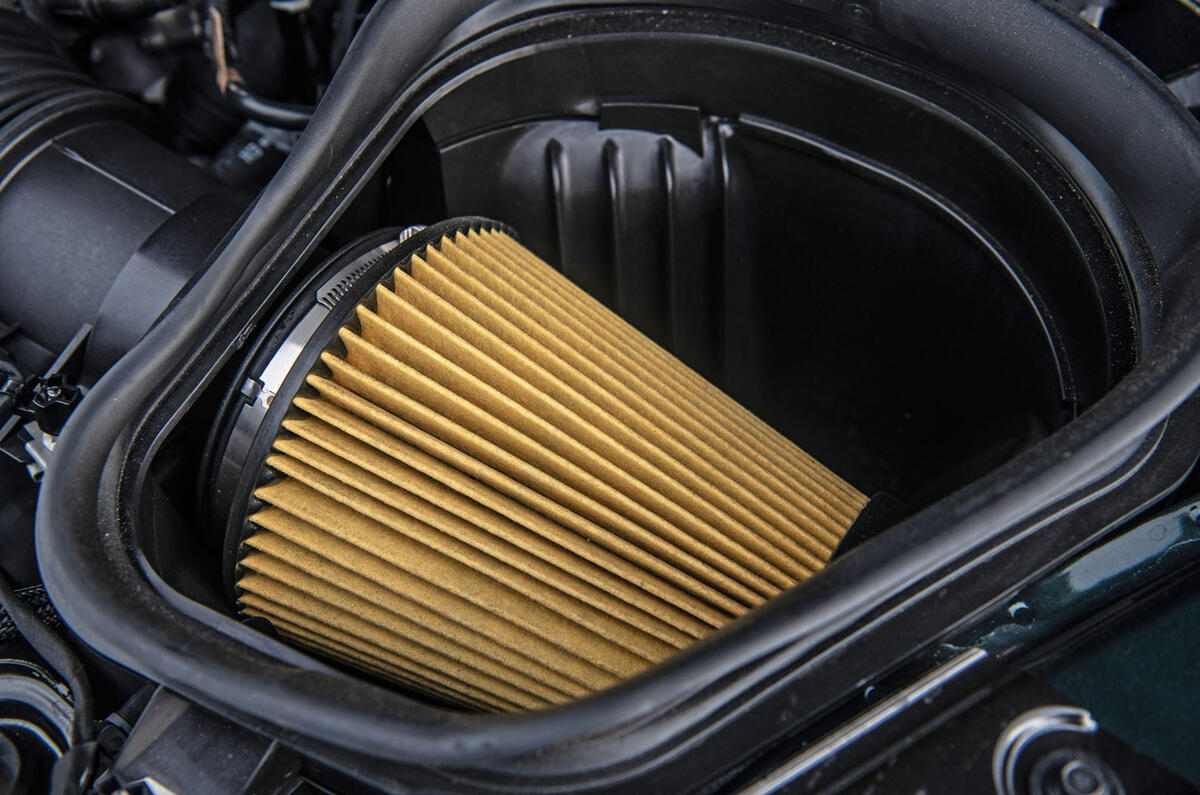 Ford Mustang Bullitt 2018 road test review - air intake