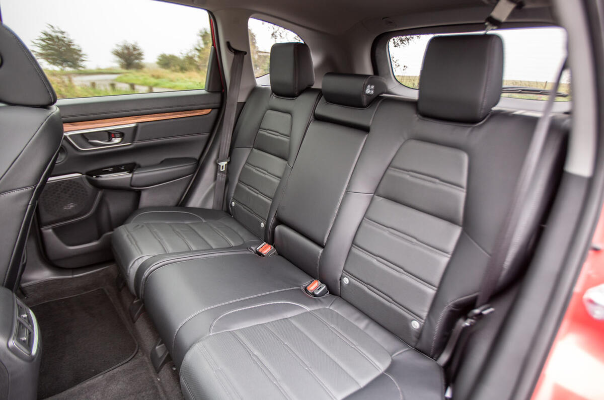 Honda CR-V 2018 road test review - rear seats