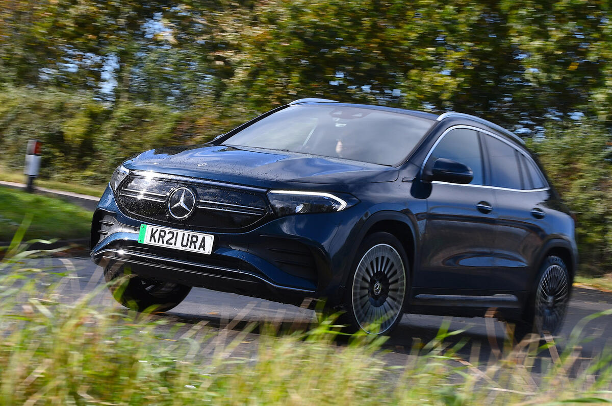 29 Mercedes Benz EQA 2021 road test review on road 29 Mercedes Benz EQA 2021 road test review on road