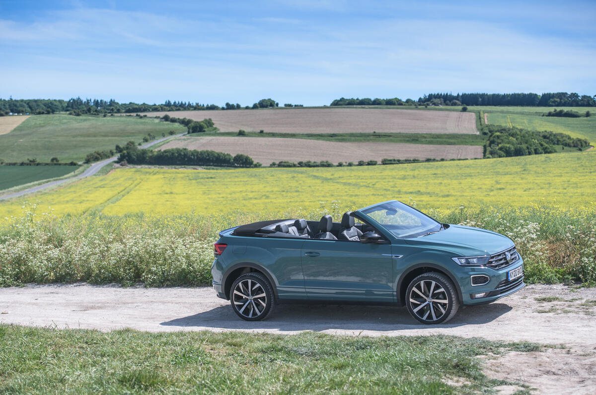 Volkswagen T-Roc Cabriolet 2020 road test review - static side