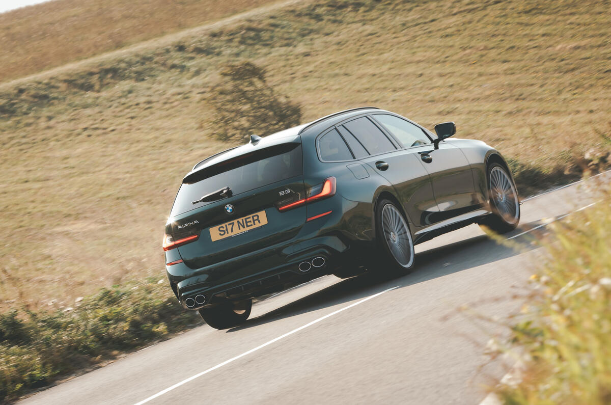 Alpina B3 Touring 2020 road test review - hero rear Alpina B3 Touring 2020 road test review - hero rear