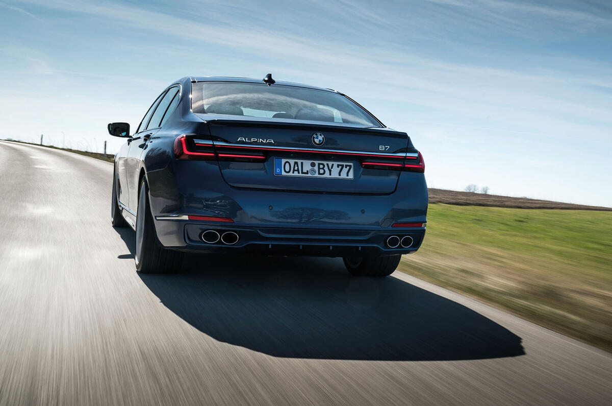 Alpina B7 2019 review - hero rear