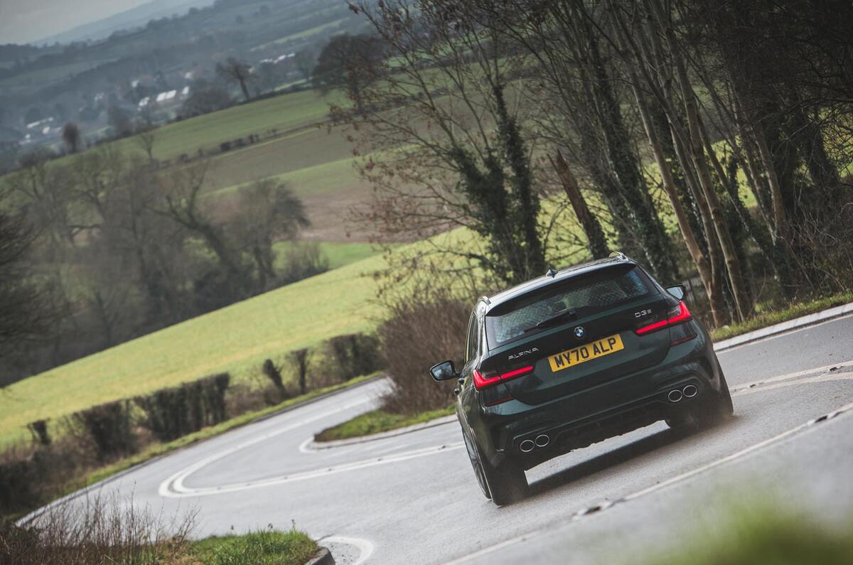 3 alpina d3 touring 2021 uk first drive review hero rear 3 alpina d3 touring 2021 uk first drive review hero rear