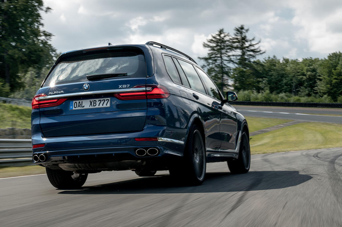 Alpina XB7 2020 road test review - hero rear