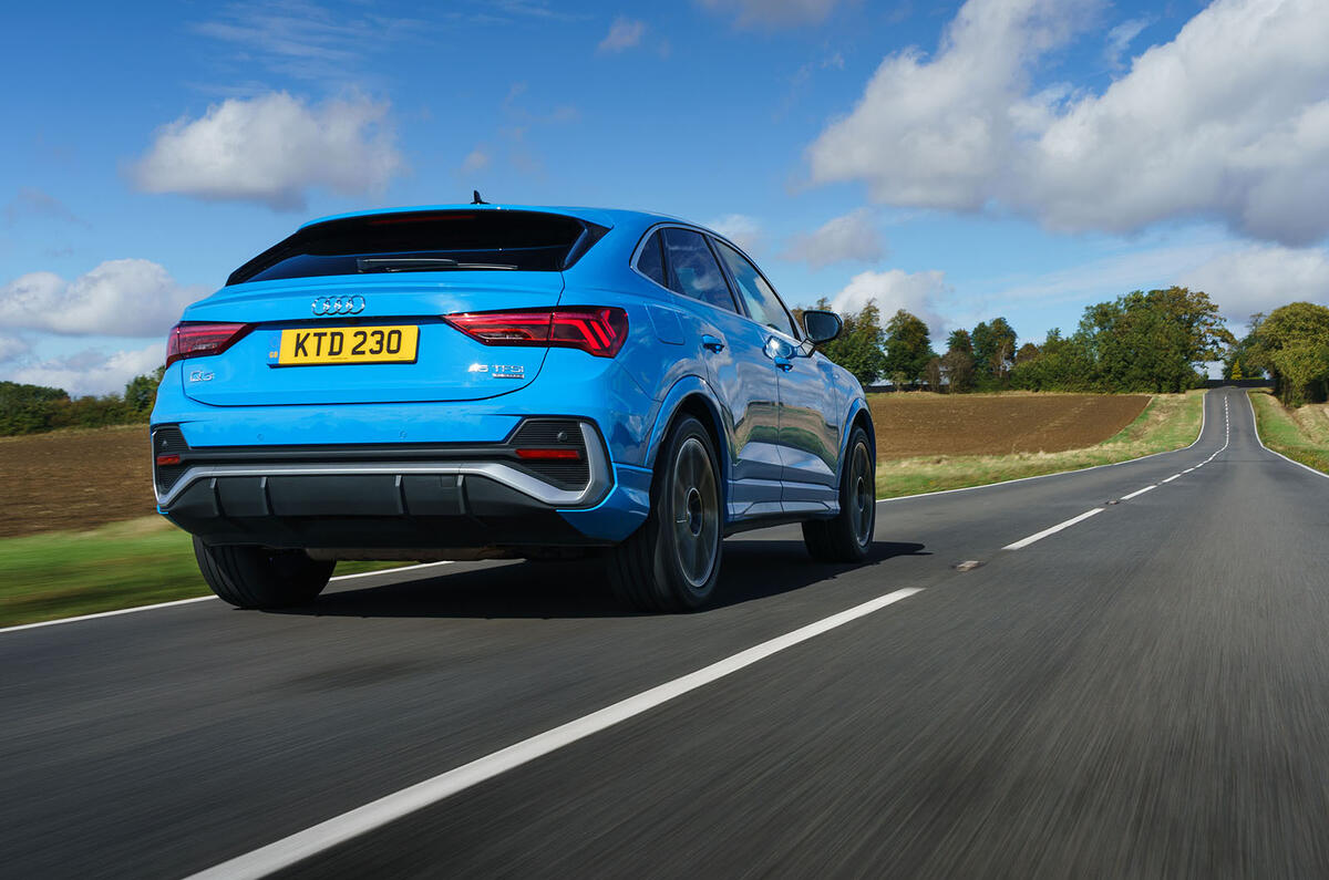 Audi Q3 Sportback 2019 road test review - hero rear