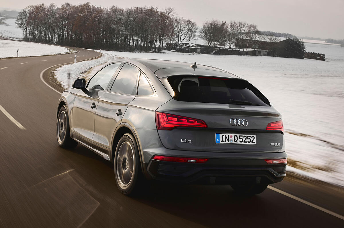 3 audi q5 sportback 2021 first drive review hero rear 3 audi q5 sportback 2021 first drive review hero rear