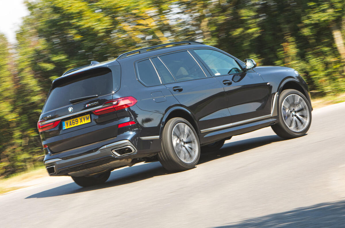 BMW X7 2020 road test review - hero rear