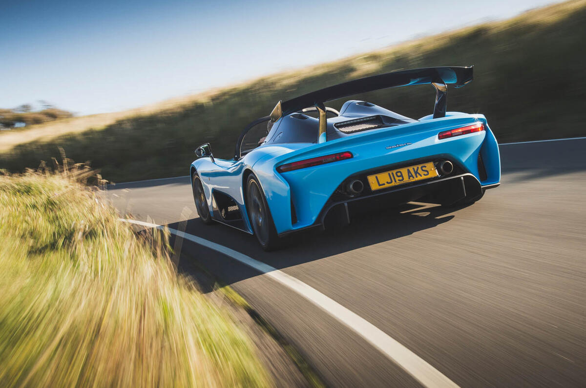Dallara Stradale 2019 road test review - hero rear