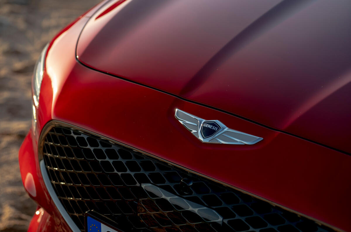 3 Genesis G70 Shooting brake 2021 first drive review nose badge 3 Genesis G70 Shooting brake 2021 first drive review nose badge