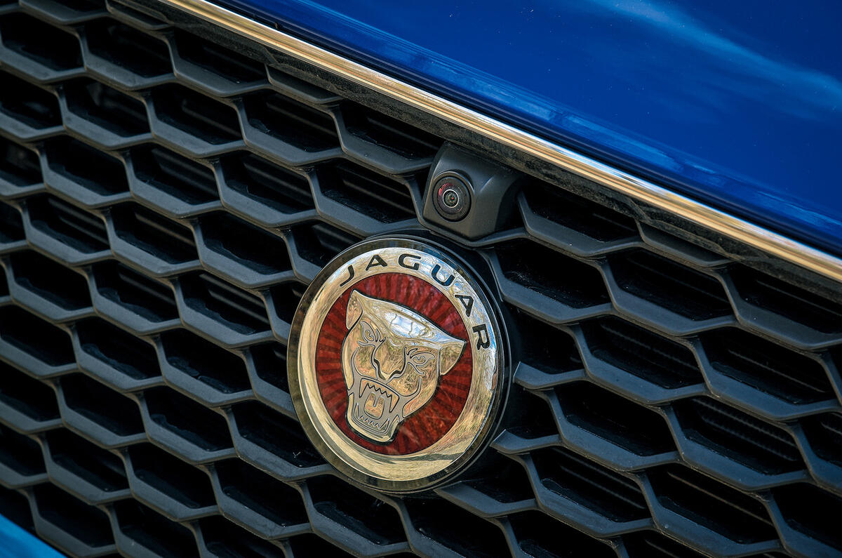 Jaguar E-Pace review bonnet badge