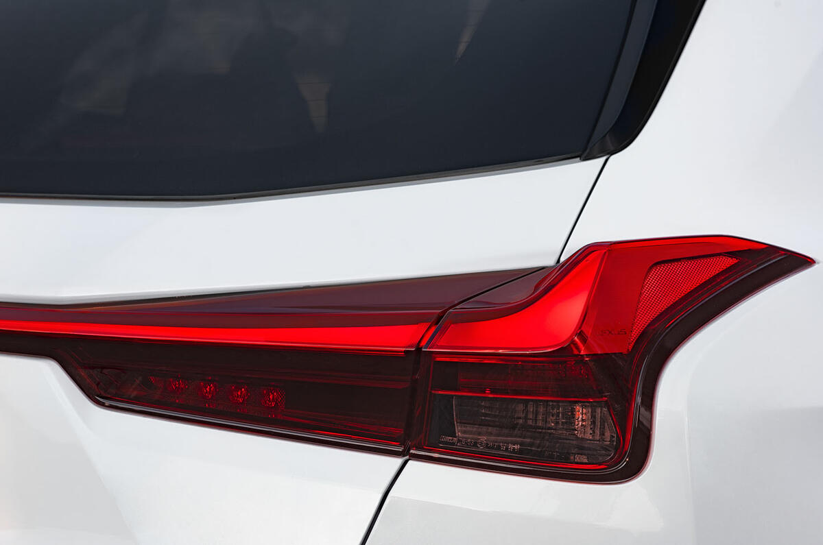 Lexus UX 2019 road test review - rear lights