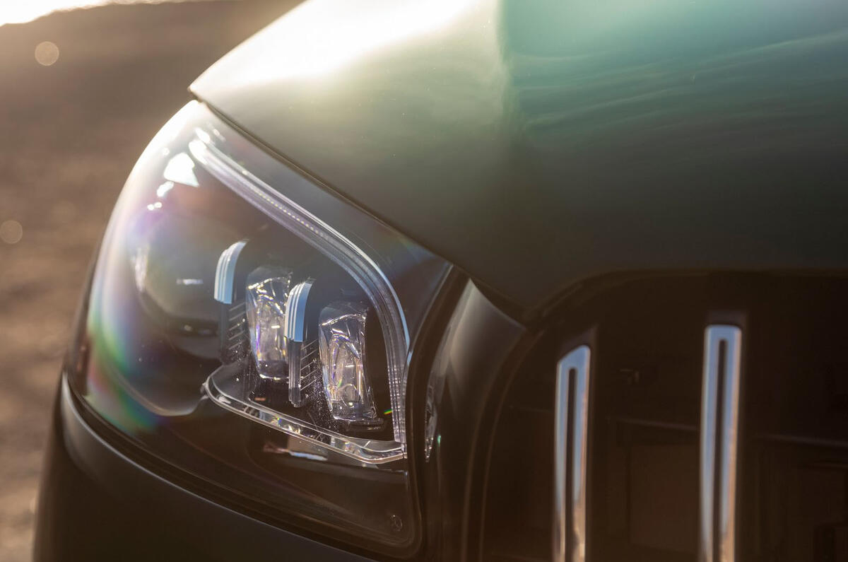 Mercedes-AMG GLS 63 2020 road test review - headlights Mercedes-AMG GLS 63 2020 road test review - headlights