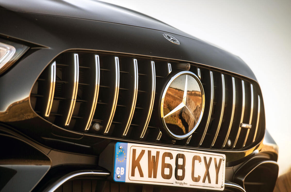 Mercedes-AMG GT four-door Coupé 2019 road test review - panamerica grille