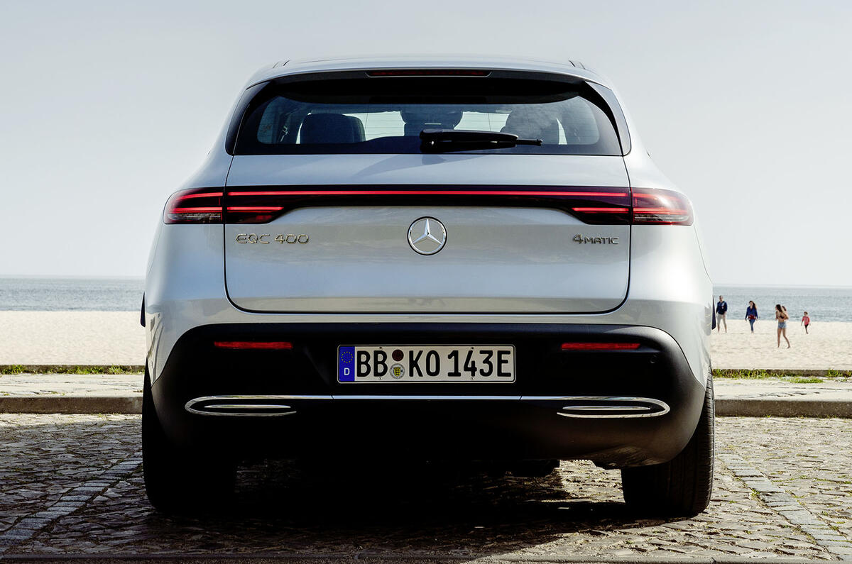 Mercedes-Benz ECQ 2019 review - rear end