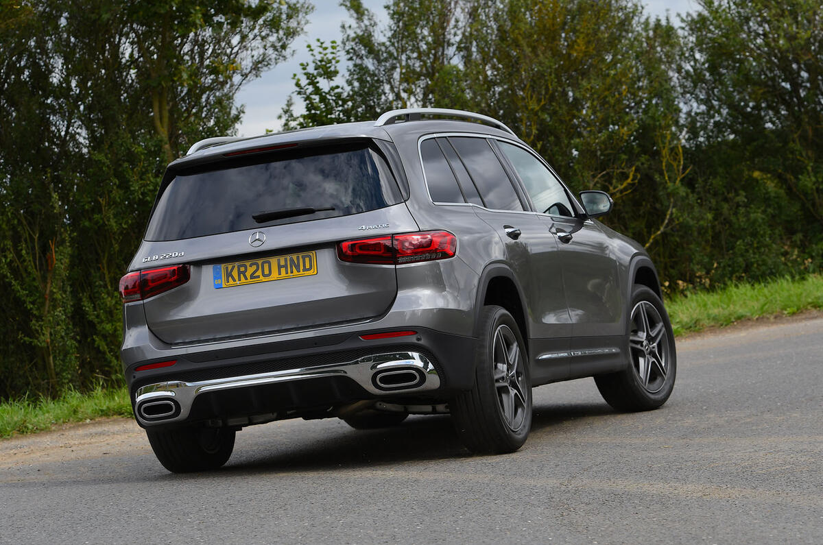 Mercedes-Benz GLB 2020 road test review - hero rear
