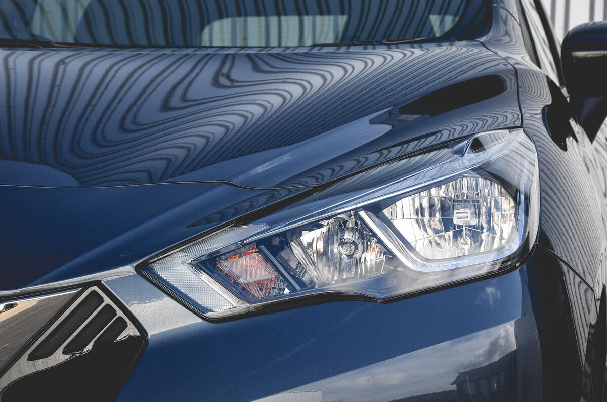 Nissan Micra N-Sport 2019 road test review - headlights
