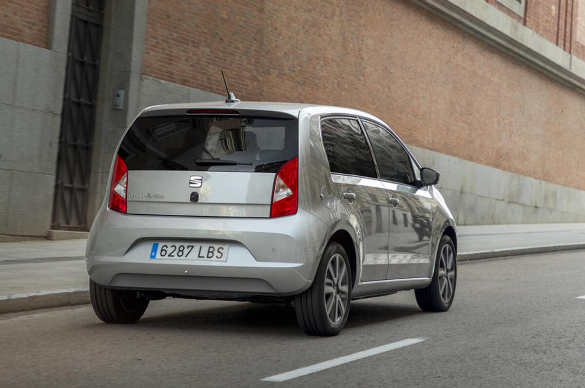 Seat Mii Electric 2020 road test review - hero rear