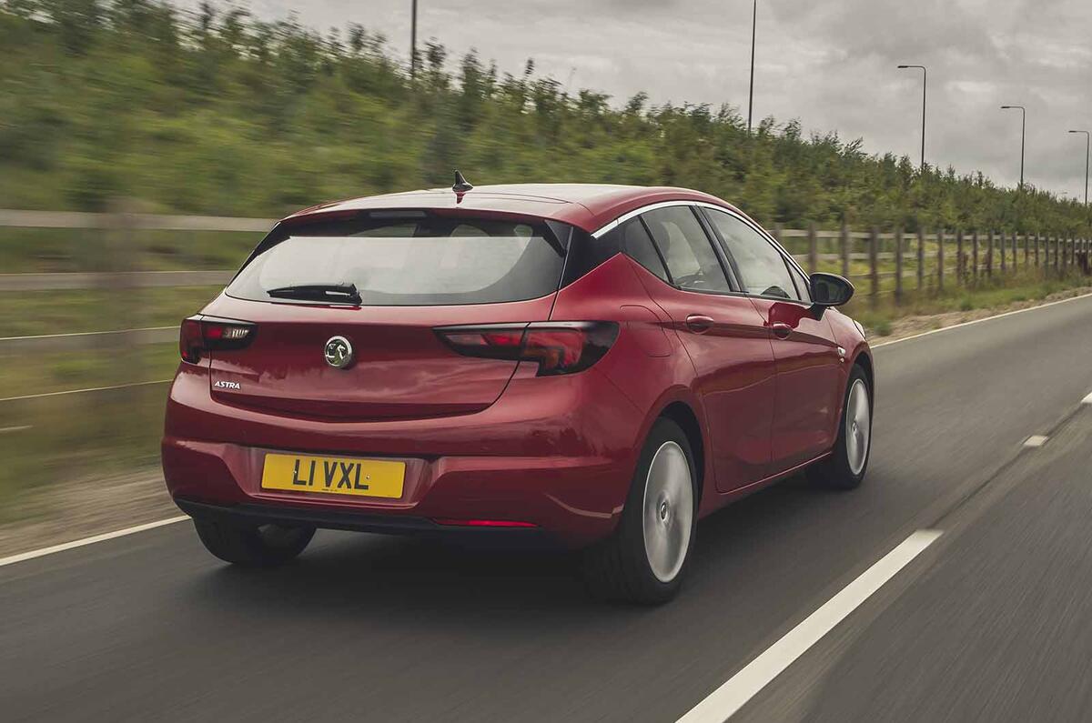 Vauxhall Astra 2019 road test review - hero rear