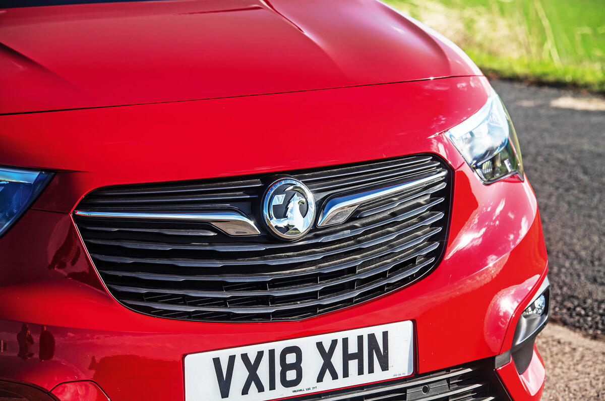 Vauxhall Combo Life 2018 road test review - front end